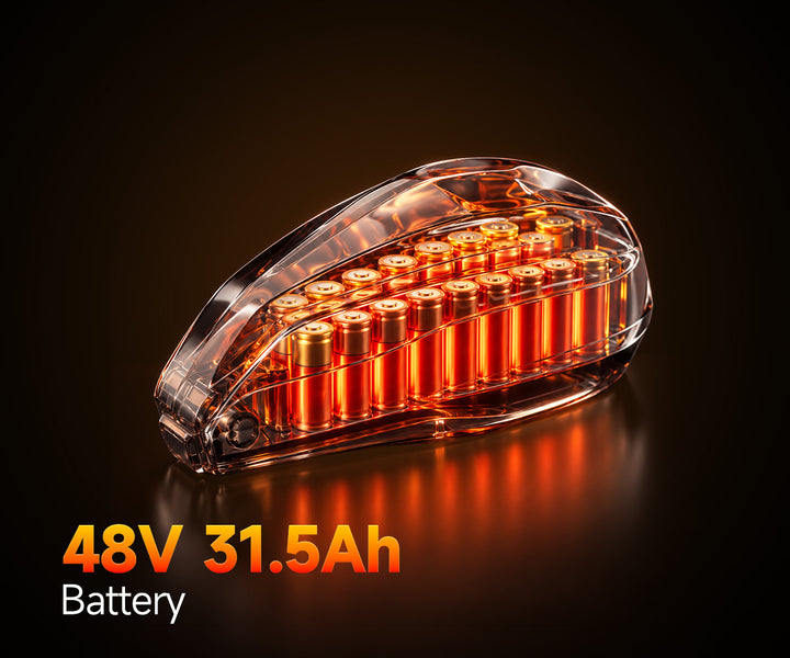 Kingbull Expedition 48V 31.5Ah e-bike battery with up to 120 miles of range.