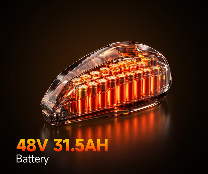Kingbull Expedition 48V 31.5Ah e-bike battery with up to 120 miles of range.