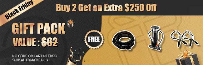 Black Friday Bike Sale - Buy 2 Get Extra $250 Off + Free Cycling Accessories Gift Pack worth $62