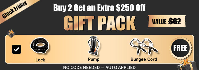 Black Friday Bike Sale - Buy 2 Get Extra $250 Off + Free Cycling Accessories Gift Pack worth $62