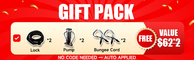 Double Kingbull electric bike -  Free Cycling Accessories Gift Pack worth $62*2