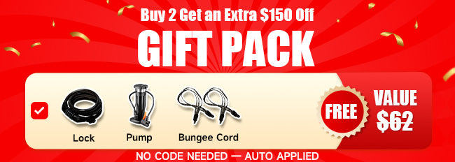 Kingbull electric bike - Buy 2 Get Extra $150 Off + Free Cycling Accessories Gift Pack worth $62