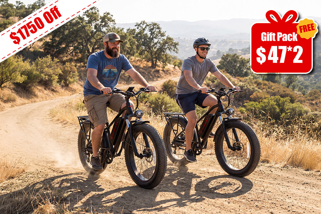 Double Kingbull fat tire hunter2.0S electric bikes - range up to 80 miels