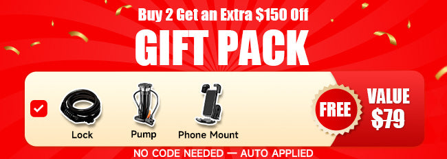 Kingbull electric bike - Buy 2 Get Extra $150 Off + Free Cycling Accessories Gift Pack worth $79