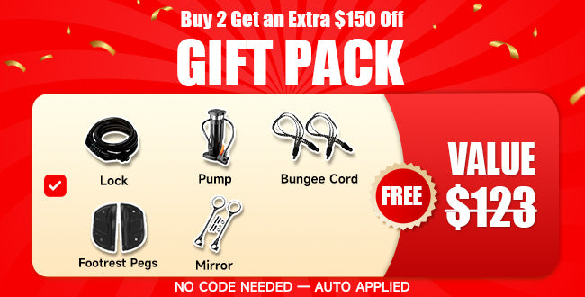 Kingbull electric bike - Buy 2 Get Extra $150 Off + Free Cycling Accessories Gift Pack worth $123